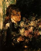 Pierre Renoir Woman with Lilacs oil painting